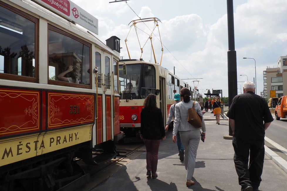 Slavnostní zahájení provozu tramvaje v úseku Sídliště Modřany – Libuš, 26. 5. 2023