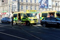 V Plzni se srazily dvě tramvaje: Nejméně čtyři zranění