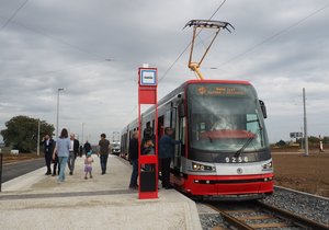 Slavnostní zahájení provozu tramvajového úseku Sídliště Barrandov – Holyně – Slivenec, 13. 10. 2023