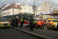 Tramvaj u Masarykova nádraží srazila muže: Byl na místě mrtvý