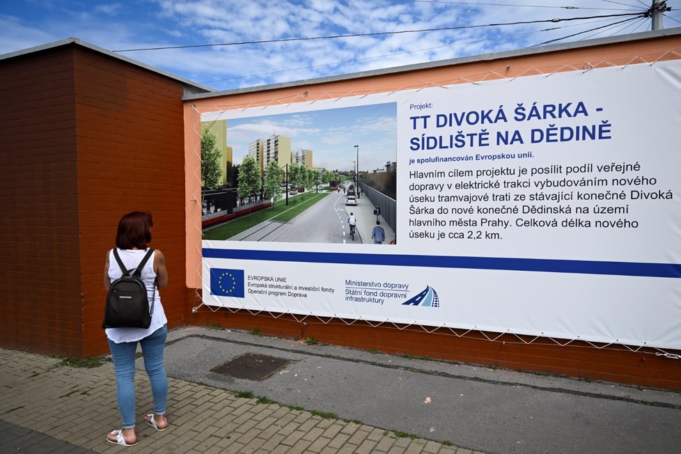Dopravní podnik zahájil výstavbu nové trati z Divoké Šárky na Dědinu