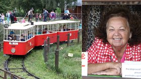 Jaroslava prodává jízdenky na dětskou tramvaj v zoo už 40 let