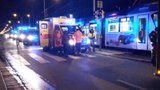 V Praze se srazily tramvaje: Při nehodě se zranilo devět lidí