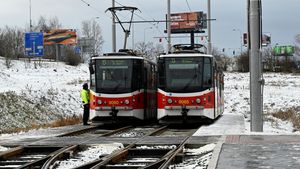 Tramvají do Slivence už v říjnu? Dopravní podnik zahájil dostavbu tratě z Holyně