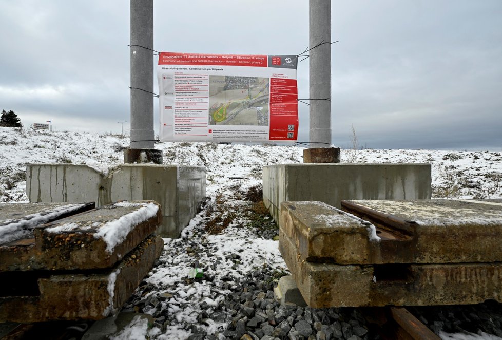 Dopravní podnik zahájil výstavbu tramvajové trati z Holyně do Slivence