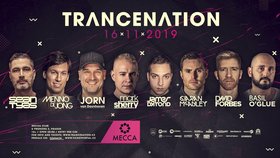 Line-up Trancenation 2019 je plný zahraničních hvězd.