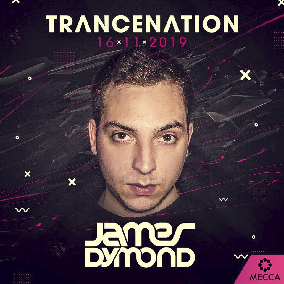 Na Trancenation 2019 vystoupí James Dymond.