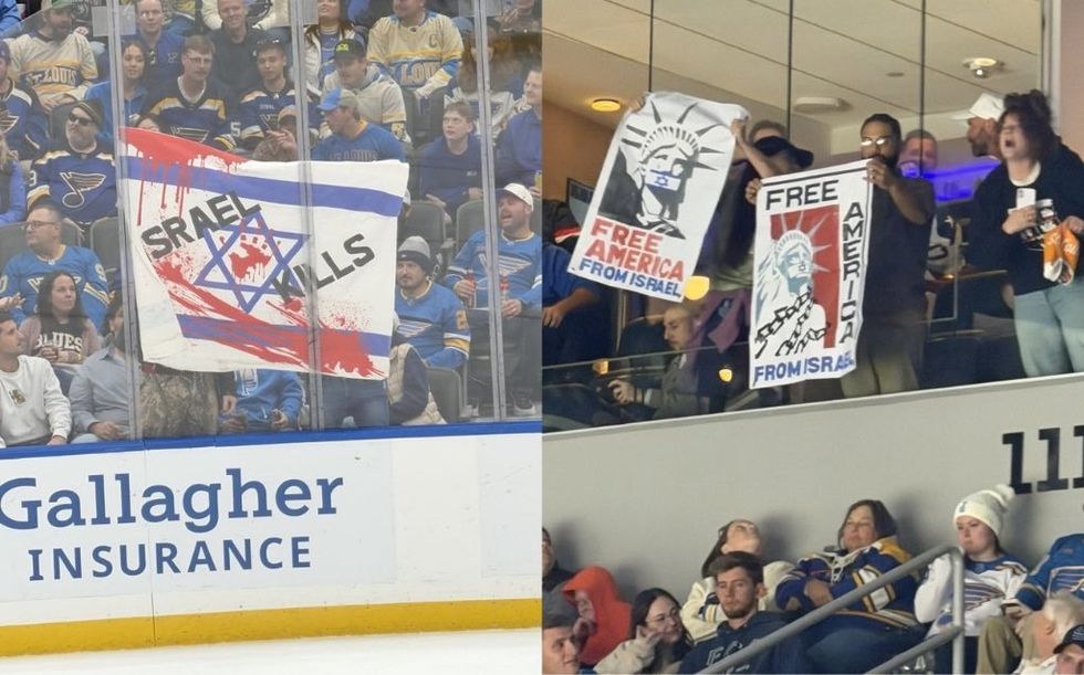Rozruch v NHL! Fanoušci vytáhli protiizraelské transparenty, klub je vyhodil z haly Rozruch v NHL! Fanoušci vytáhli protiizraelské transparenty, klub je vyhodil z haly