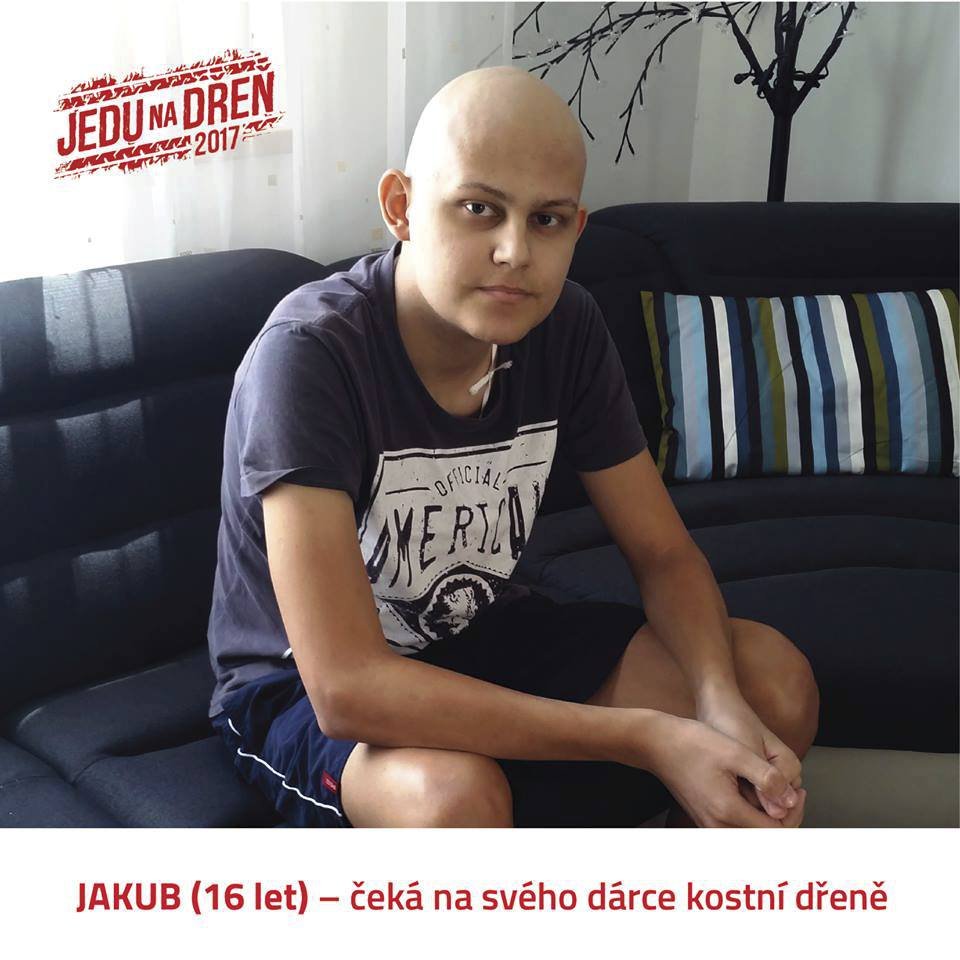 Jakub nutně potřebuje kostní dřeň, vhodný dárce zatím ale bohužel schází.