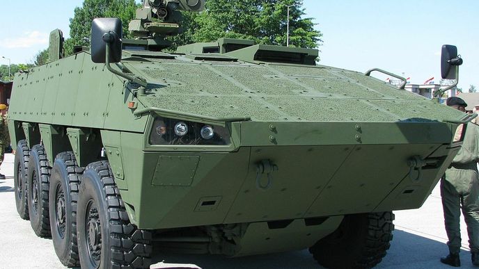 Finský obrněný transportér Patria AMV