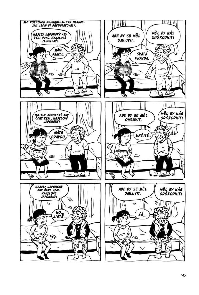 Ukázka z komiksu Tráva