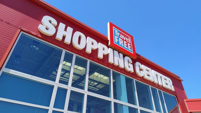 Prodejna řetězce Travel Free v Aši Prodejna řetězce Travel Free v Aši