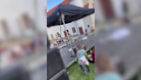 Show burlesek na festivalu v Třebíči
