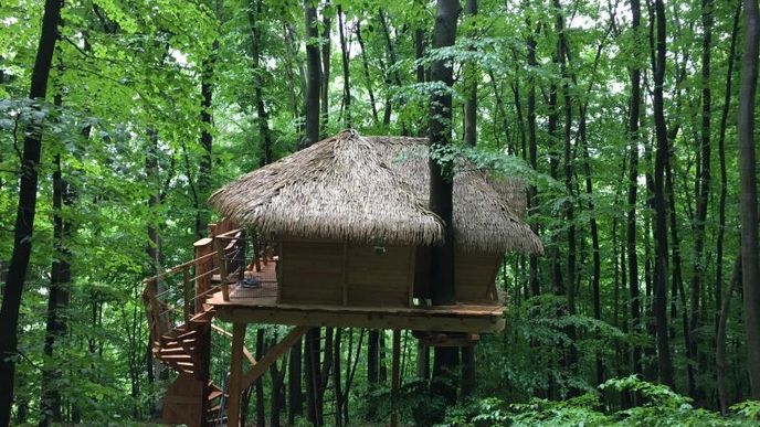 Treehouse v Trenčianských Teplicích