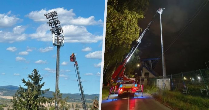 Muž (36) opakovaně leze na stožáry a budovy.