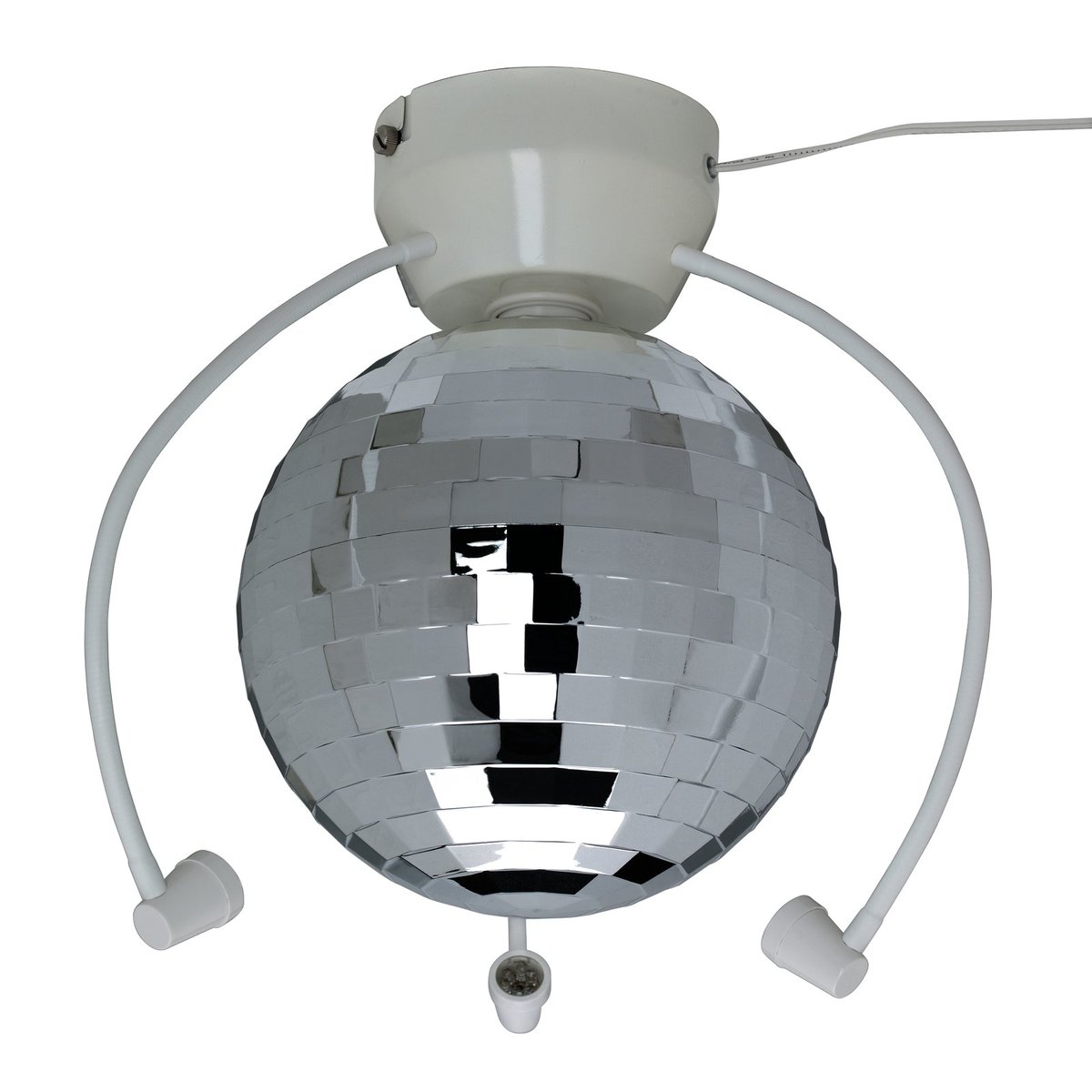 Disko v pokojíčku. Disko koule s osvětlením LED, Dansa, Ikea, 699 Kč.  