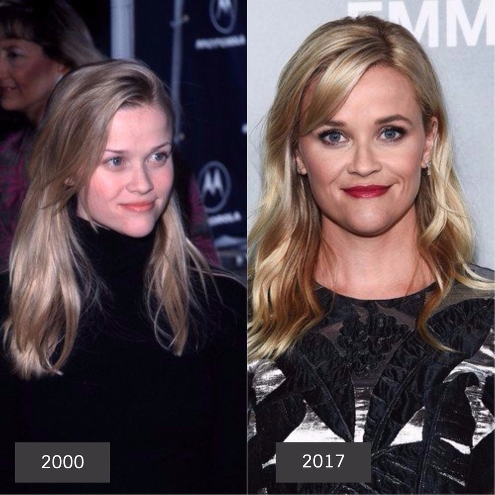 Reese Witherspoon a její blonďatý účes