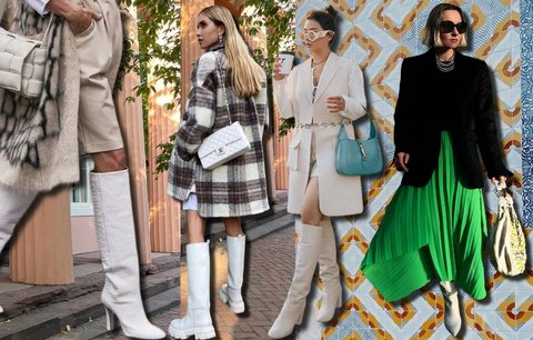 Podzim patří botám z komunistické éry: Bílé kozačky nosily naše babičky, nyní je můžete začlenit i do svého outfitu