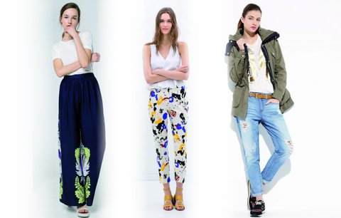Nejlepší kalhoty na jaro: Zkrácené délky i divoké potisky