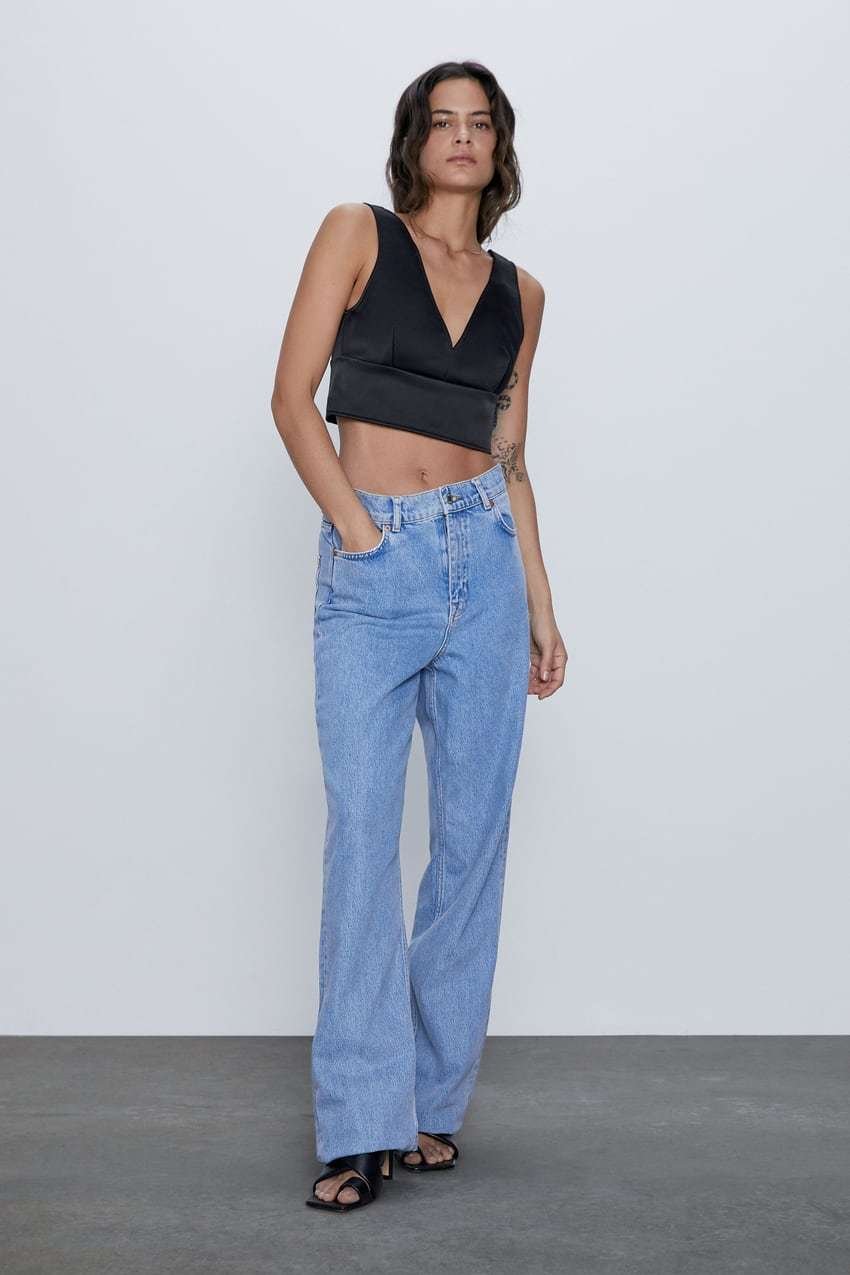 Zara, crop top 449 Kč