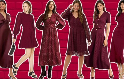 Burgundy šaty se derou do popředí, oblíbila si je i princezna Kate: Jak stylově nosit a vrstvit hit babího léta?