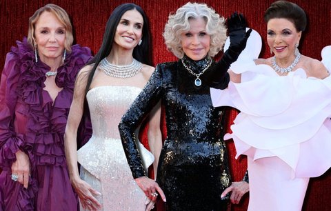 Slavnostní zahájení festivalu v Cannes: Červený koberec ovládly dámy 60+, nechyběly ani módní bizáry
