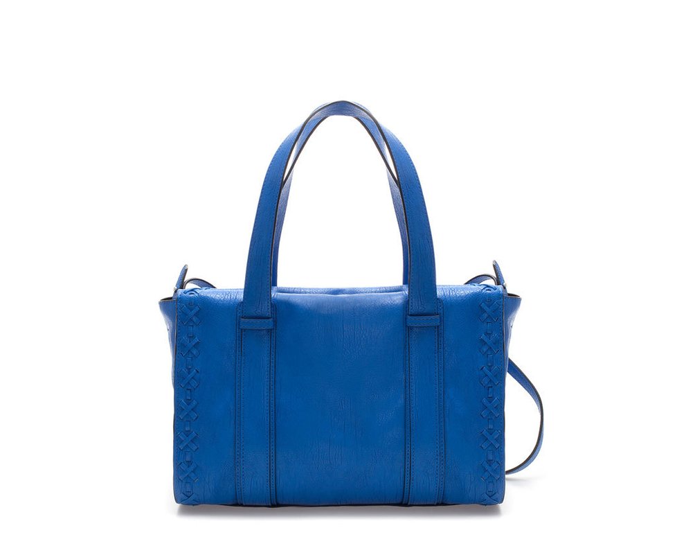 Modrá kabelka, Zara, 899 Kč.