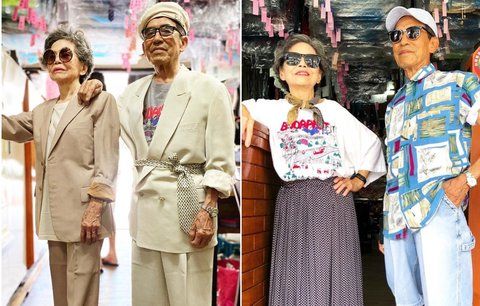 80letí majitelé prádelny jsou hitem internetu! Jejich outfity z oblečení, které si nikdo nevyzvedl, vás dostanou