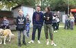 2017 - Syn Leoše, Leoš a Monika na Superden Helppes, na kterém se předávali vycvičení psi.