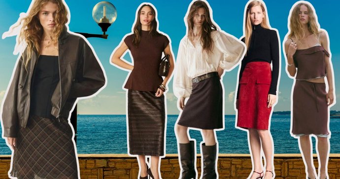 Column skirt neboli sloupová sukně