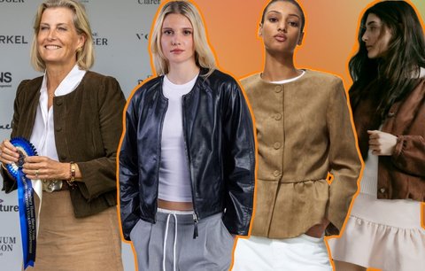 Podzimní bunda bez límce podle vévodkyně Sophie: Přechodový svrchník trendoval v 90. letech, nyní je opět in