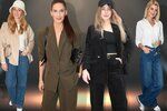Stylový týden: Trendy outfity s džínami a kalhotami ovládly stylové mámy showbyznysu i hvězda Duny