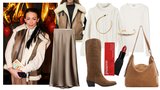 Nečekaně zahalená Agáta Hanychová: Elegantní model je ideální do tohoto počasí!