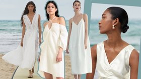Malé bílé: Šaty, jež v létě ze sebe nesundáte. Které z těchto 40 budou vaše?