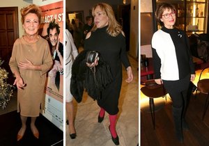 Slavné dámy nad 60 a 70+ se módy nebojí: V čem bodovaly Havlová, Stašová či Černocká?