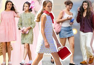 Jak šel čas se Suri Cruise: Z načančané princezny v podpatcích obyčejnou osmnáctiletou dívkou