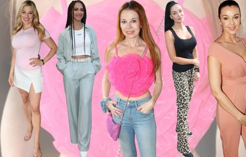 Crop top není jen pro teenagerky: Nosí ho i 45letá Bára Fišerová. Jaké další trendy hvězdy předvedly?
