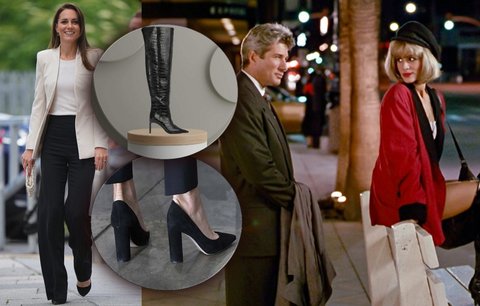 100 nejlepších černých bot: Lodičky po vzoru Pavlové a Kate i hříšně vysoké kozačky podle Pretty Woman