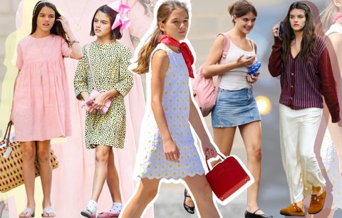 Jak šel čas se Suri Cruise: Z načančané princezny v podpatcích obyčejnou osmnáctiletou dívkou