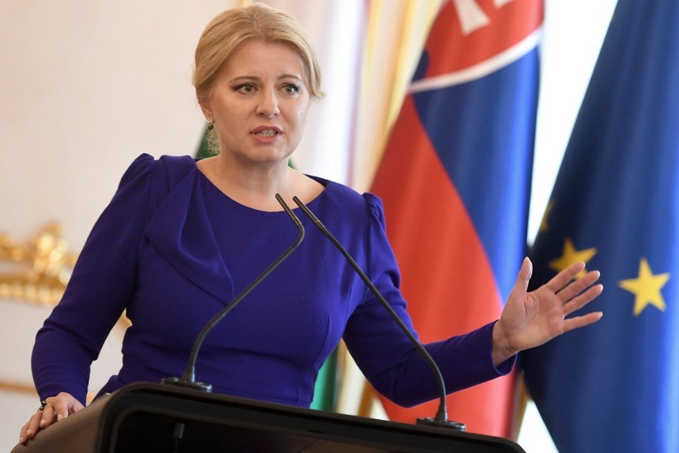 slovenská prezidentka Zuzana Čaputová
