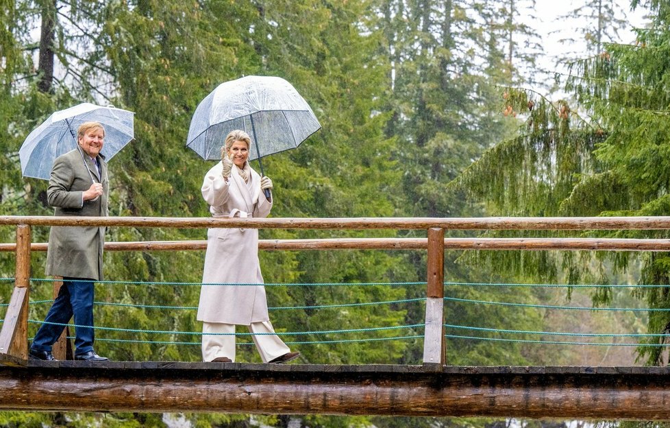 Máxima Nizozemská a její manžel Vilém zavítali nedávno na Slovensko.