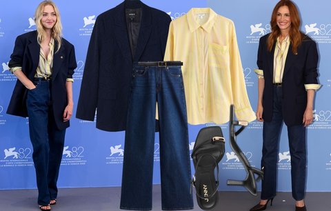 Stejný look, jiný věk: Julia Roberts a Amanda Seyfried v identickém outfitu šokovaly Benátky!