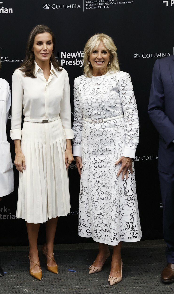 Jill Biden a Letizia Španělská