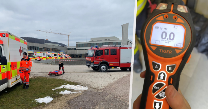 Zásah u výbuchu ve škole v německém Treuchtlingenu