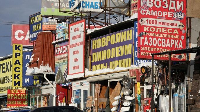 Trh v Moskvě, ilustrační foto