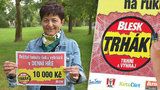 Eva Vilášková (61) ze Štěpánkovic na Opavsku vyhrála v Trháku: Deset tisíc pro nejbližší!