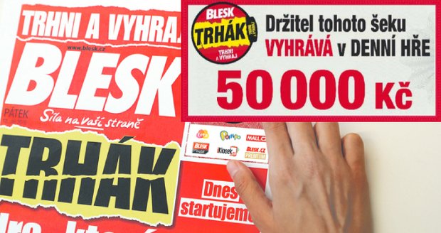 Druhá šance s kuponem Trháku: Denní hra přinese 50 tisíc na ruku!