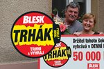 Manželé Komendovi vyhráli v Trháku Blesku 50 tisíc korun.