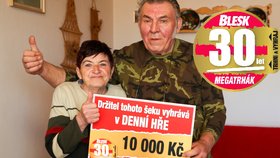 Josef (73) z Dnešic vyhrál v MEGATRHÁKU 10 tisíc: Je nás 20, bude velká oslava!