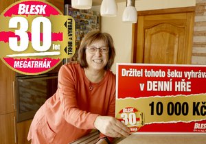 Mirka Kličková vnímá výhru 10 tisíc korun jako neočekávaný dárek k 60. narozeninám.
